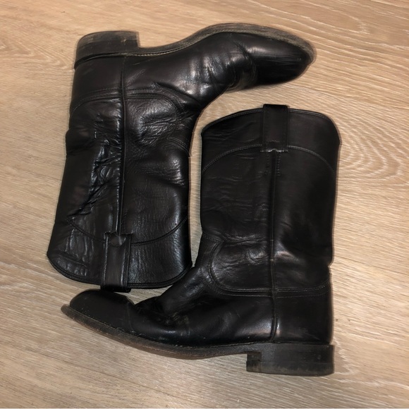 Justin mens cowboy rodeo boots size 6 - Picture 6 of 9